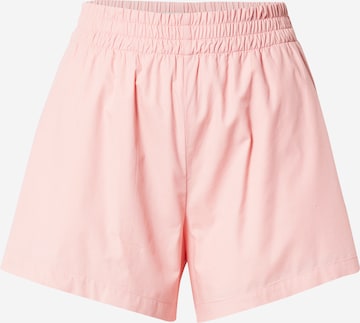 Abercrombie & Fitch Regular Trousers in Pink: front