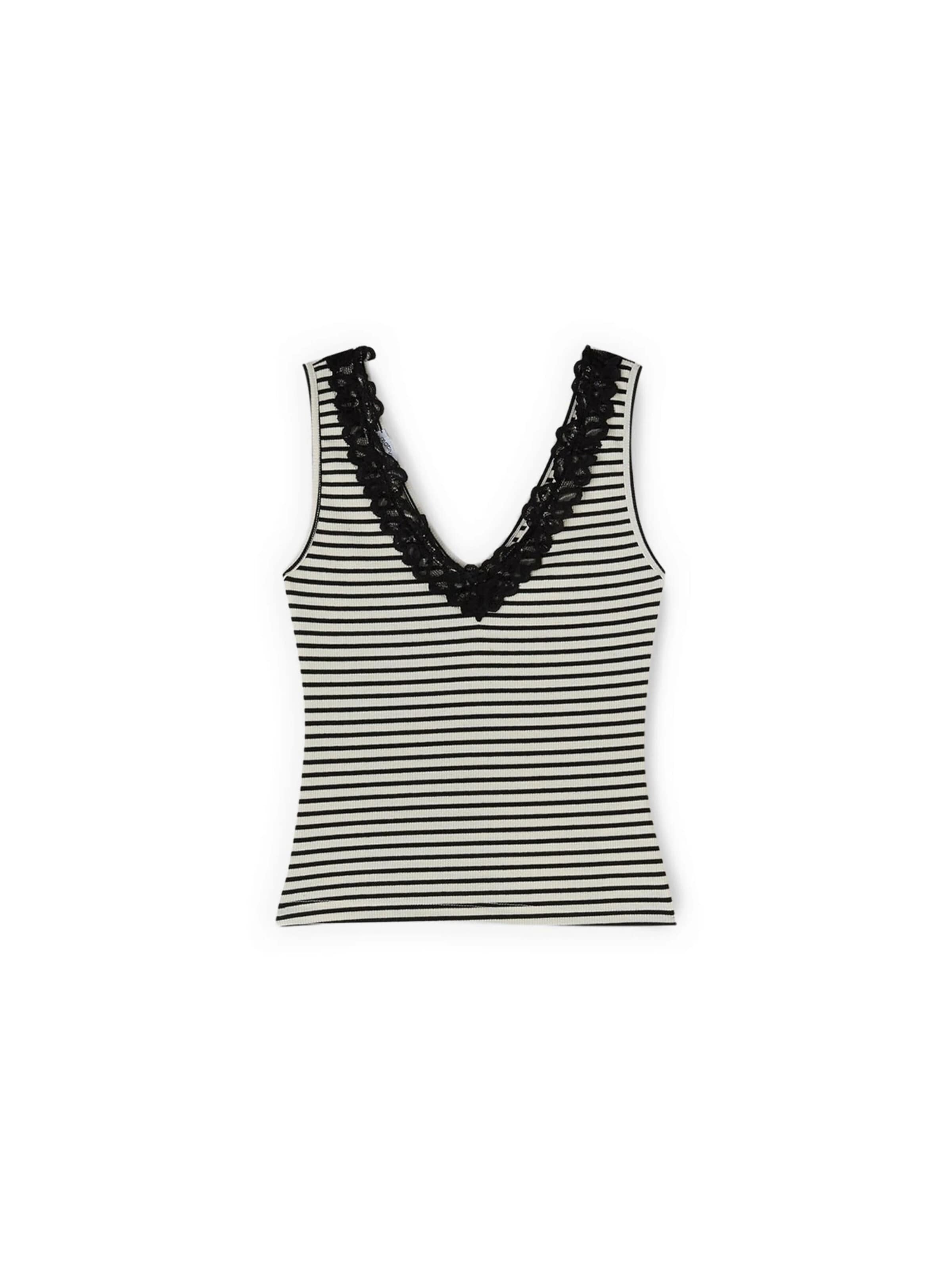 MOTIVI - Camiseta en negro: frente