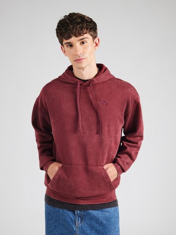 PUMA Sweatshirt 'ESS ELEVATED' i rød: forside
