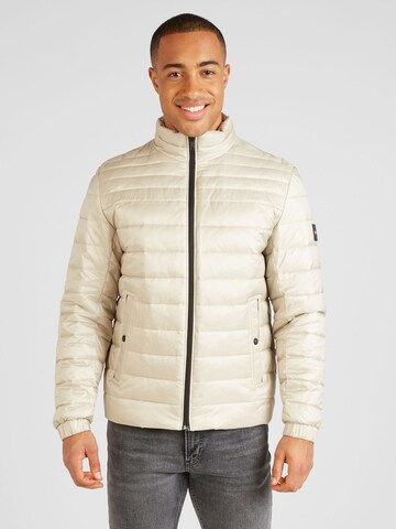 BOSS Between-season jacket 'Oden1' in Beige: front