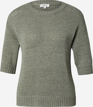 s.Oliver Pullover in Grün: Vorderseite