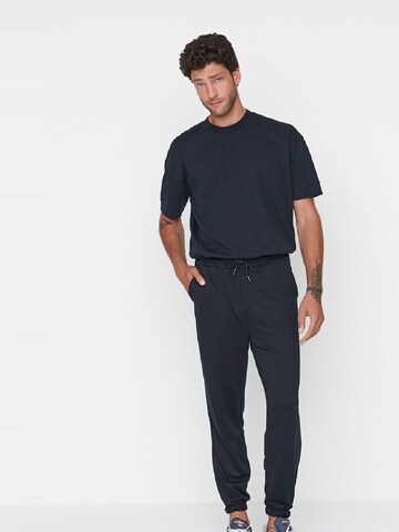 Trendyol Tapered Trousers in Blue