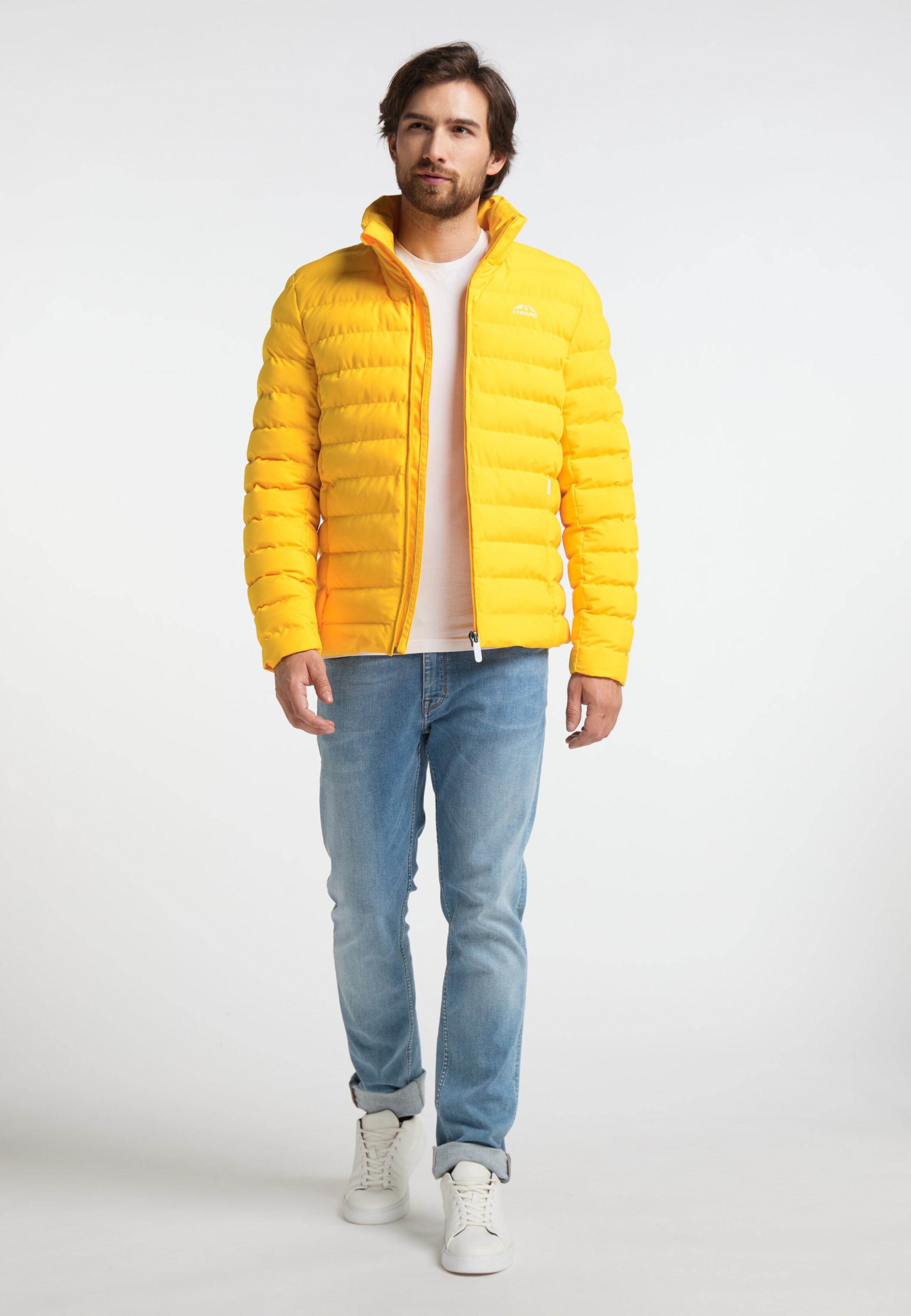 Männer Jacken ICEBOUND Winterjacke in Gelb - AE95941 Männer Jacken ICEBOUND Winterjacke in Gelb - AE95941