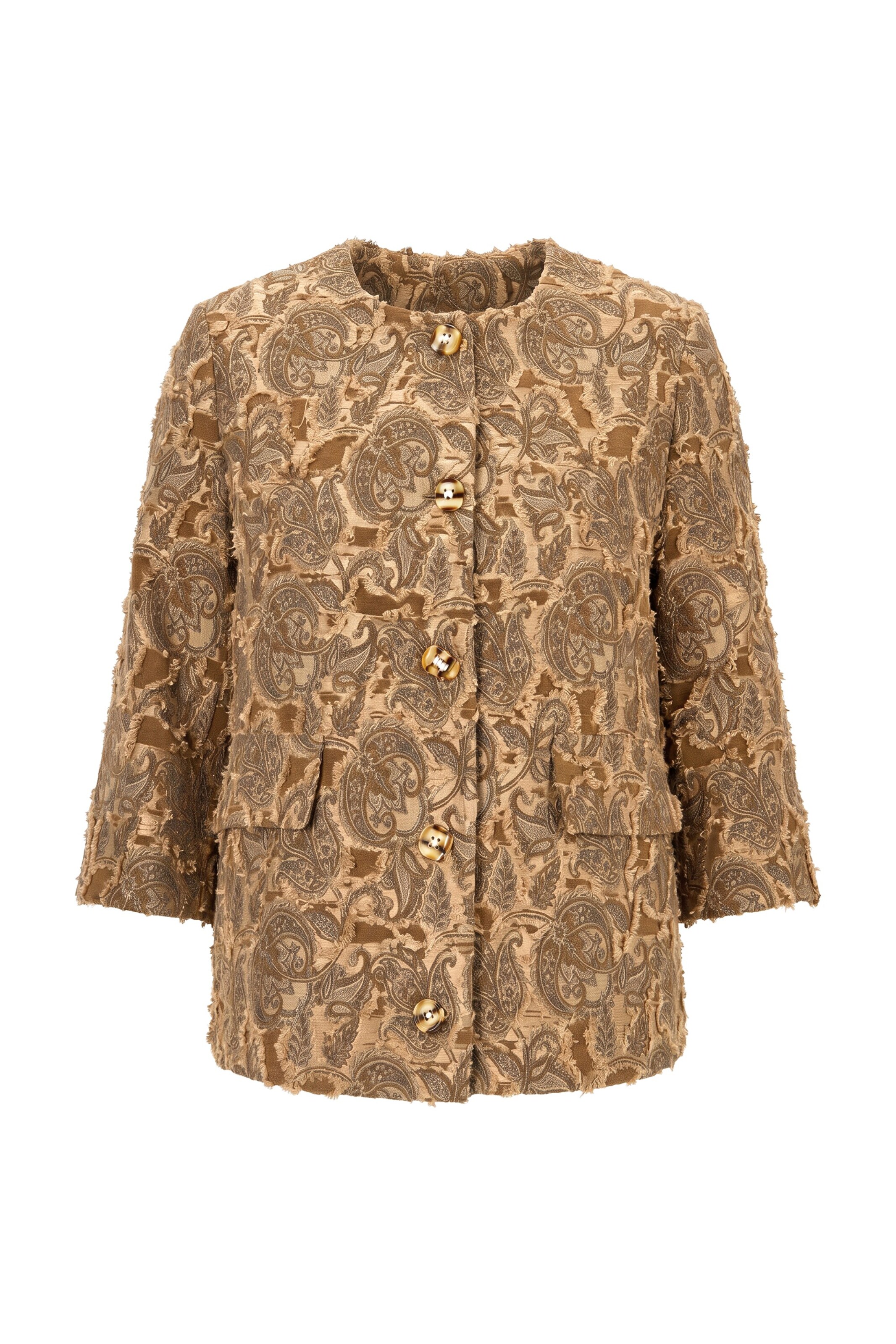 Ulla Popken Jacke in XL in camel, Produktansicht