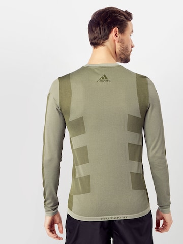 ADIDAS PERFORMANCE Functioneel shirt 'Studio' in Groen