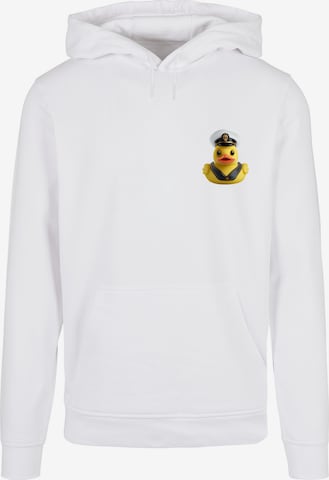 F4NT4STIC Sweatshirt 'Rubber Duck Captain' in White: front
