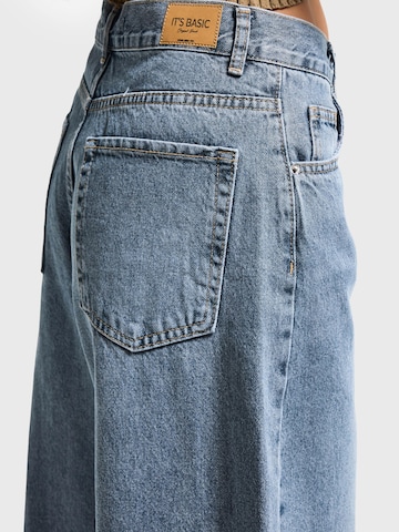 Wide Leg Jean 'ELENA PALAZZO MID RISE JEANS' IT'S BASIC en bleu