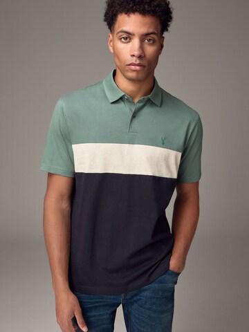 Next Poloshirt in Grün: Vorderseite