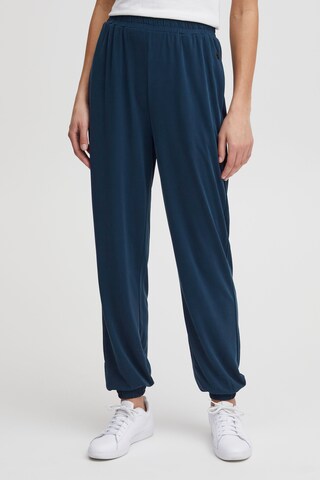 Effilé Pantalon 'Brianna' Oxmo en bleu : devant