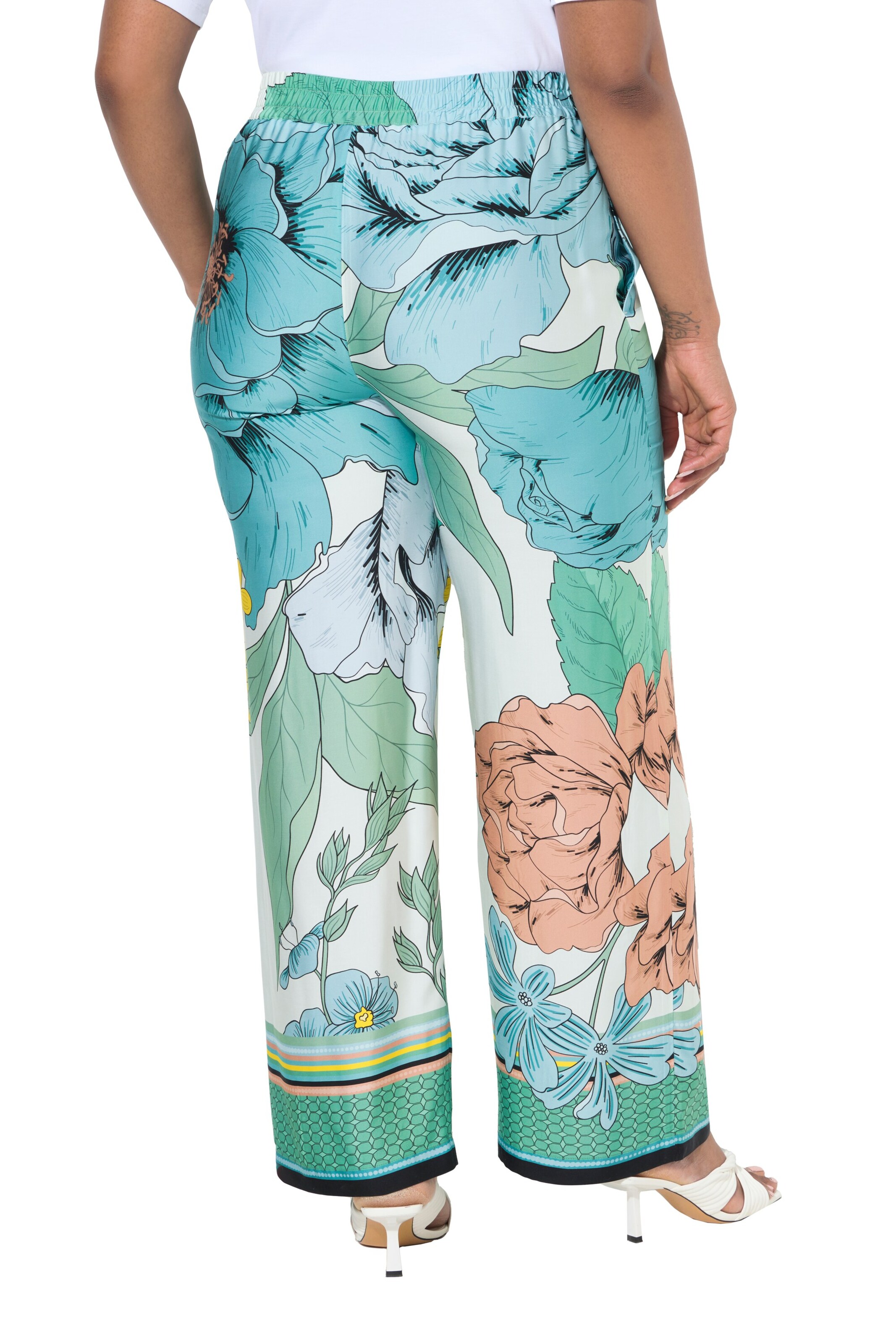 Ulla Popken Regular Hose in Blau