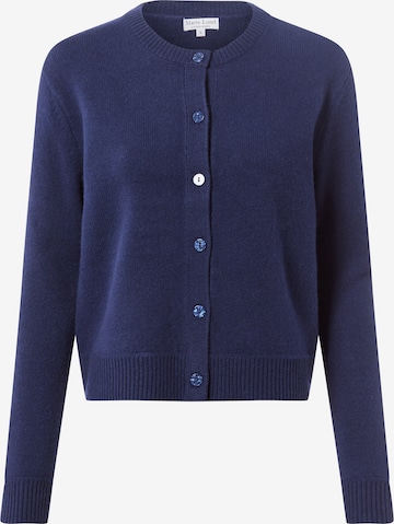 Cardigan Marie Lund en bleu : devant