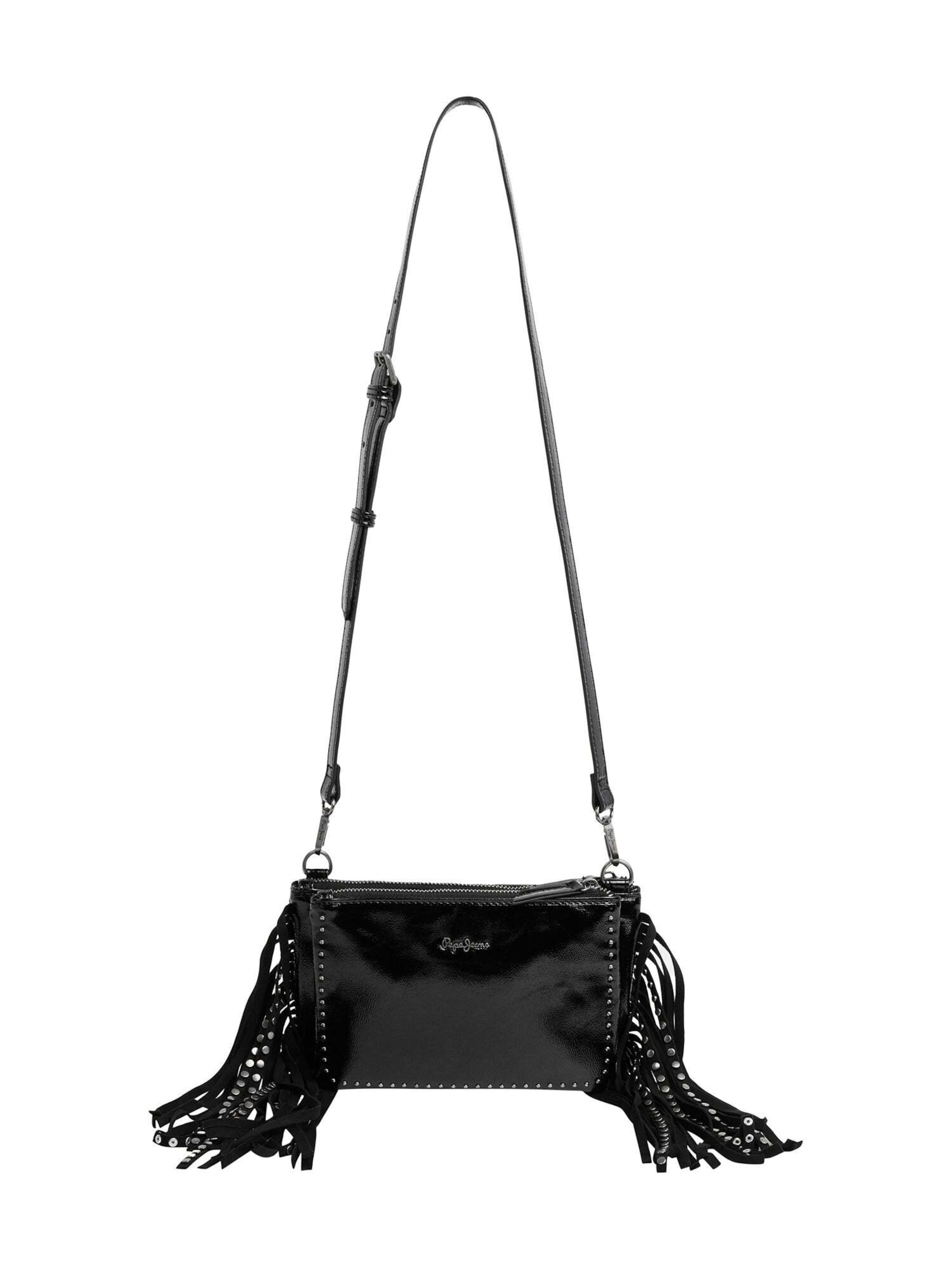 Borsa a spalla 'Urusal Rock' di Pepe Jeans in nero