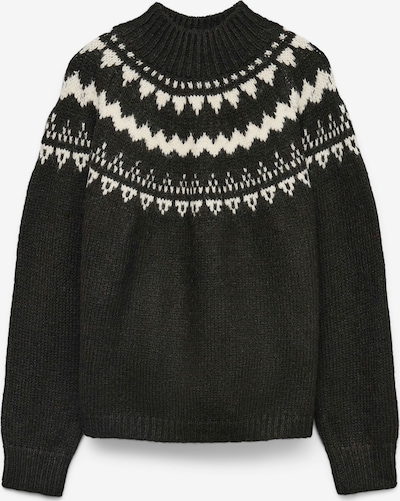 Megztinis iš VERO MODA, spalva – šokolado spalva / balta, Prekių apžvalga