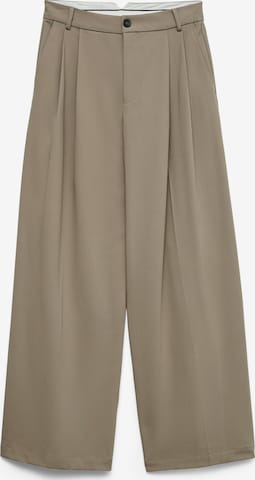 VERO MODA - Pierna ancha Pantalón plisado 'VMStella' en marrón: frente