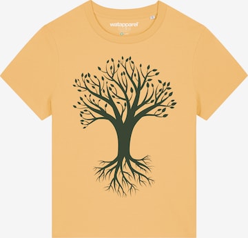 Watapparel Shirt ' Baum ' in Yellow: front