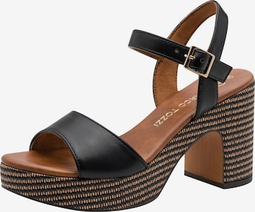 Sandales MARCO TOZZI en noir : devant