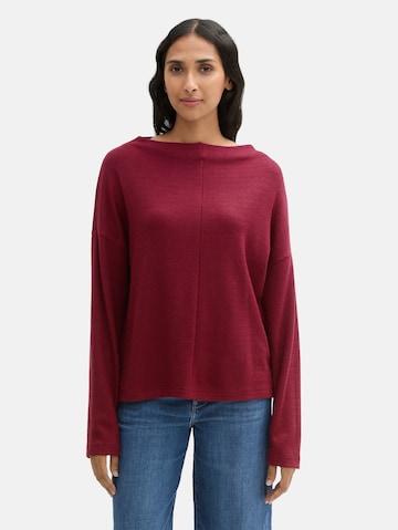 TOM TAILOR Sweatshirt in Rood: voorkant