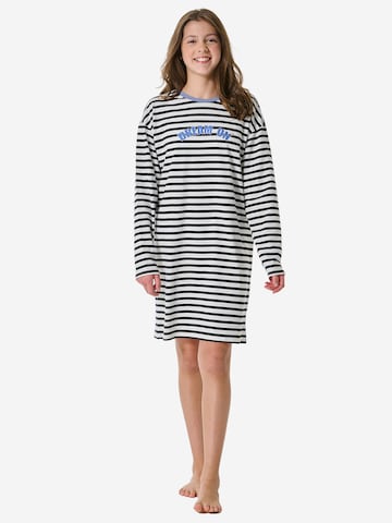 Chemise de nuit 'Nightwear 1' SCHIESSER en noir : devant