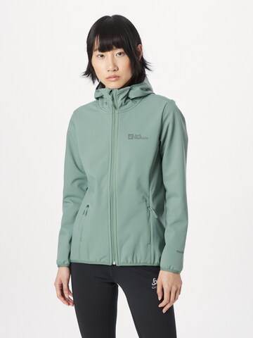 Veste outdoor JACK WOLFSKIN en vert : devant