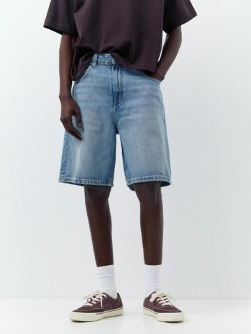Pull&Bear Baggy Housut värissä vihreä: etupuoli