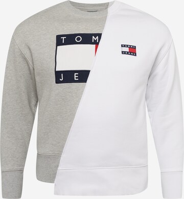 Tommy JeansSweater majica - siva boja: prednji dio