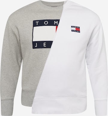 Tommy Jeans Sweatshirt i grå: framsida