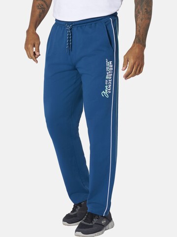 Jan Vanderstorm Loose fit Pants 'Kalevi' in Blue
