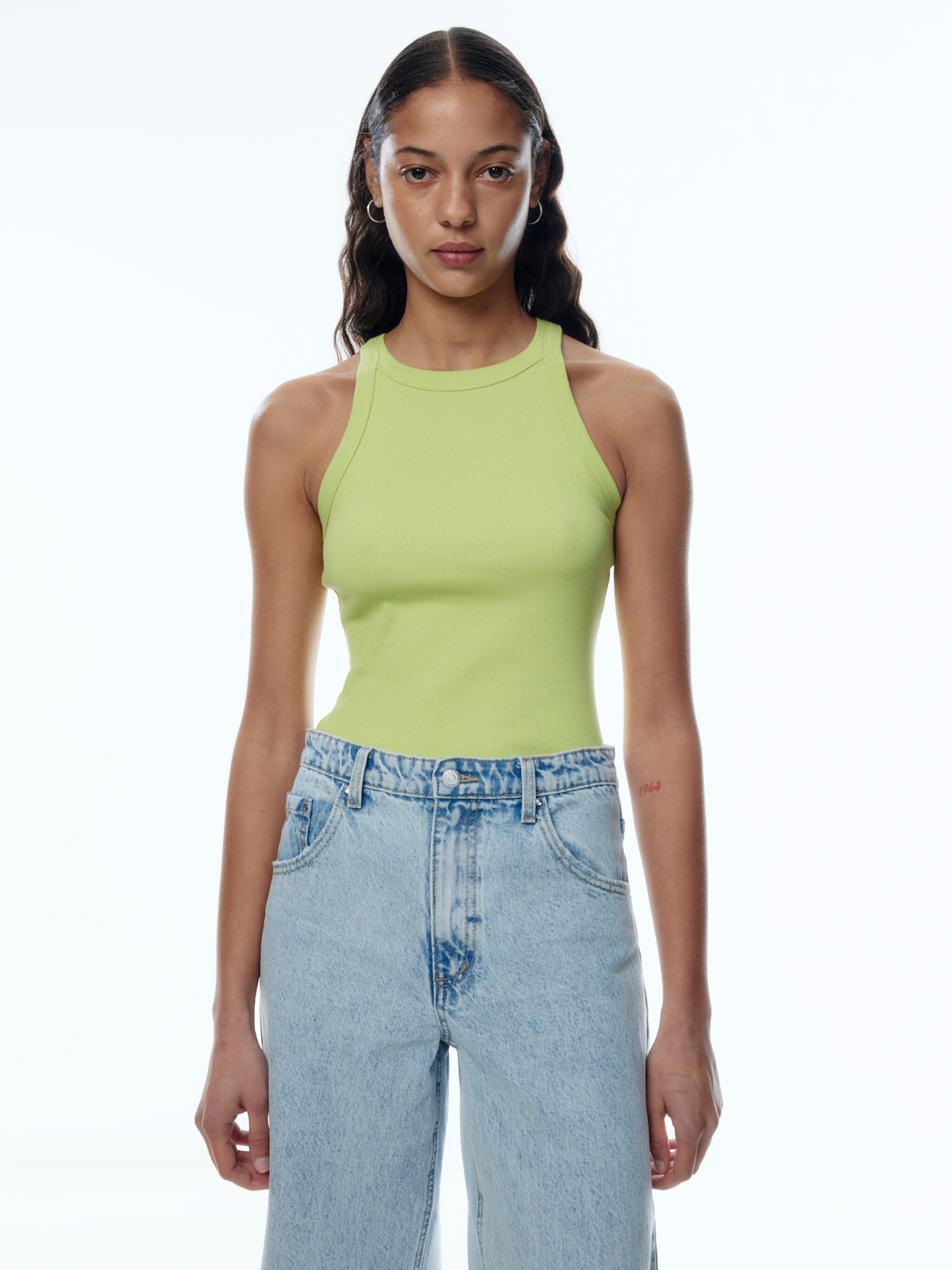 EDITED Producten Top 'Orelia' Neongroen