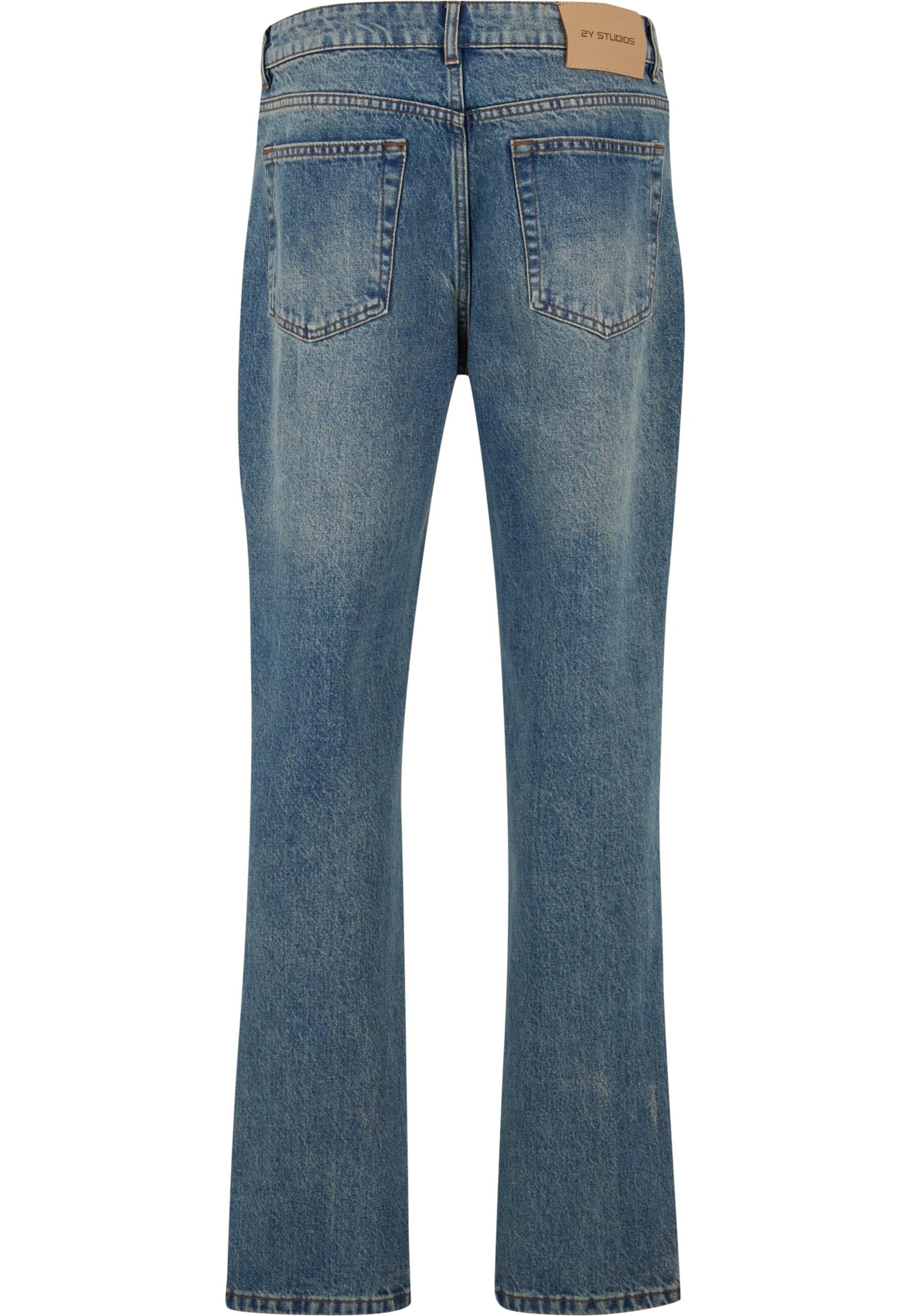 Coupe slim Jean 'Orio' 2Y Studios en bleu