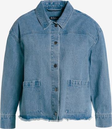 Ulla Popken Between-Season Jacket in Blue: front