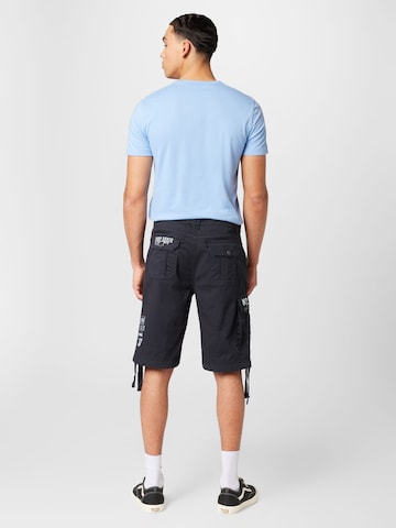 Regular Pantaloni de la CAMP DAVID pe albastru