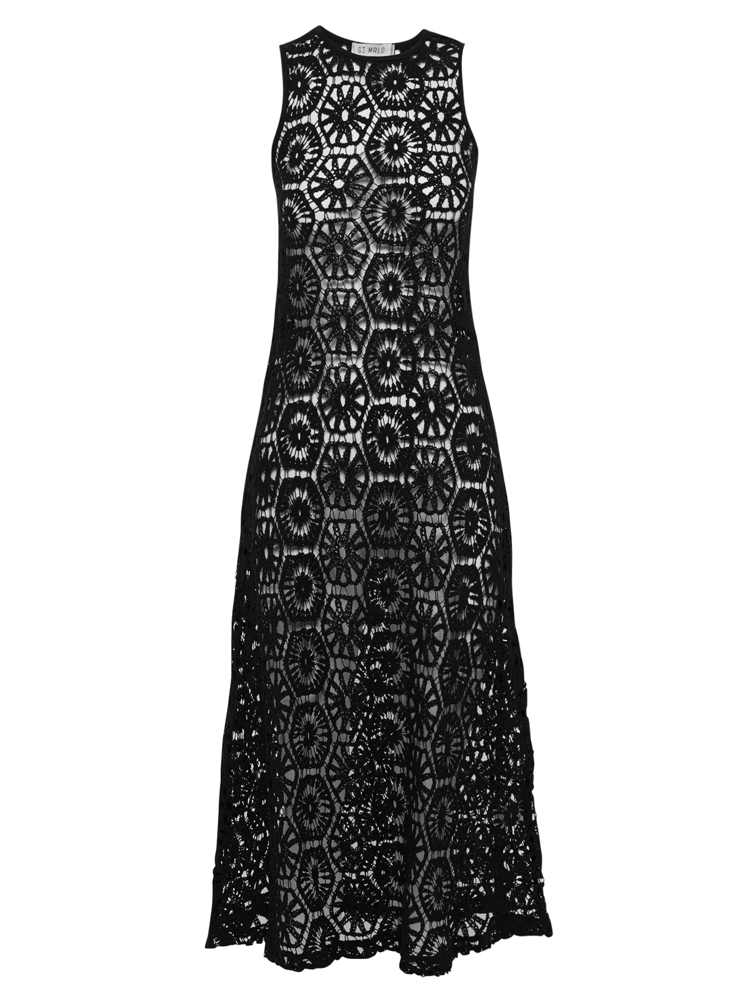 St MRLO Φόρεμα 'VACATIONS ' σε μαύρο: μπροστά