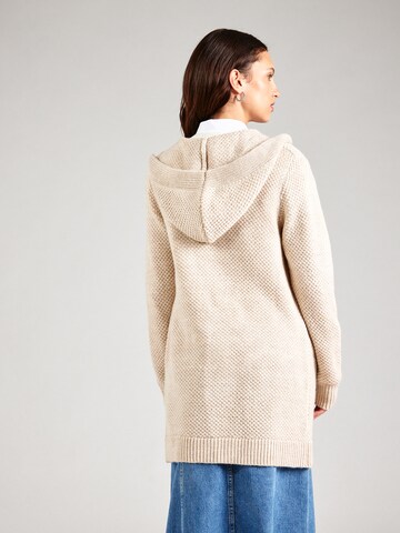 ABOUT YOU Knit cardigan 'Elektra' in Beige