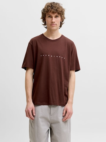 JACK & JONES Shirt 'JJEStar' in Brown: front