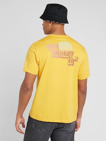Hurley Функциональная футболка в Желтый