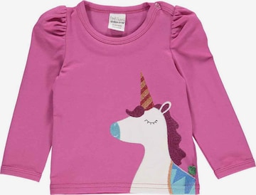 Fred's World by GREEN COTTON - Camisola 'Hello Unicorn' em rosa: frente