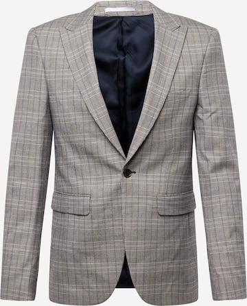 Coupe slim Veste de costume BURTON MENSWEAR LONDON en gris : devant