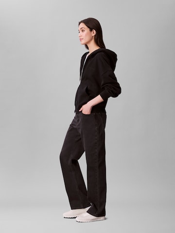 Calvin Klein Sweatjacke in Schwarz