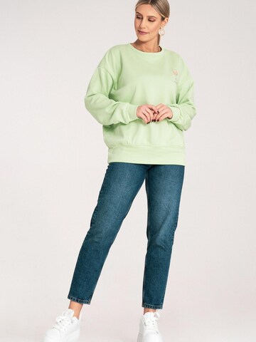 Figl Sweatshirt 'M1152' in Green