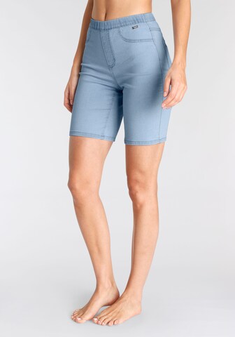 BUFFALO Slimfit Shorts in Blau: Vorderseite
