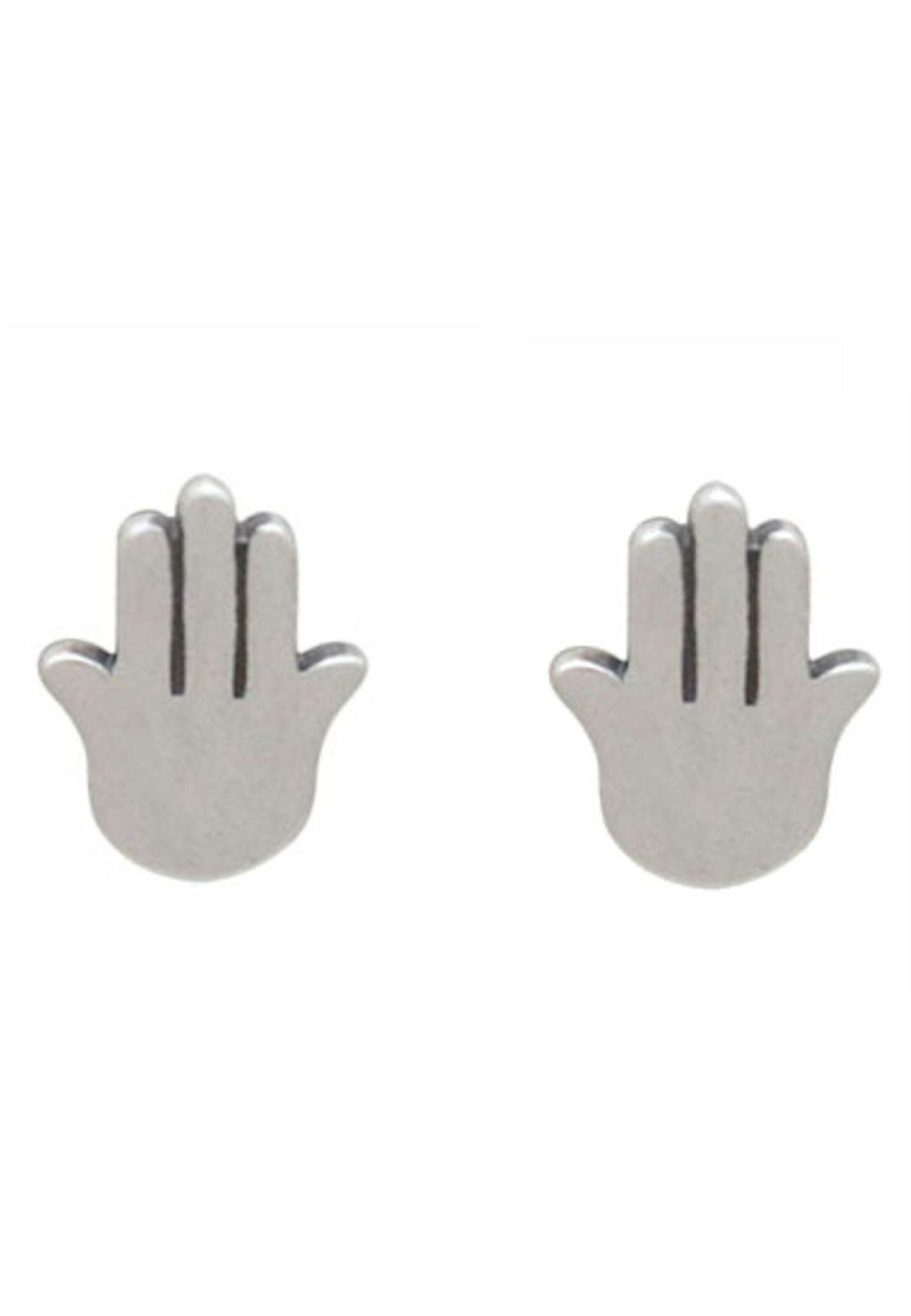 Gemshine Earrings in Silver: front