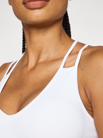 Bustier Soutien-gorge de sport 'Define' ICANIWILL en blanc