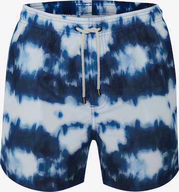 TOM TAILOR Zwemshorts 'Marcio' in Blauw: voorkant