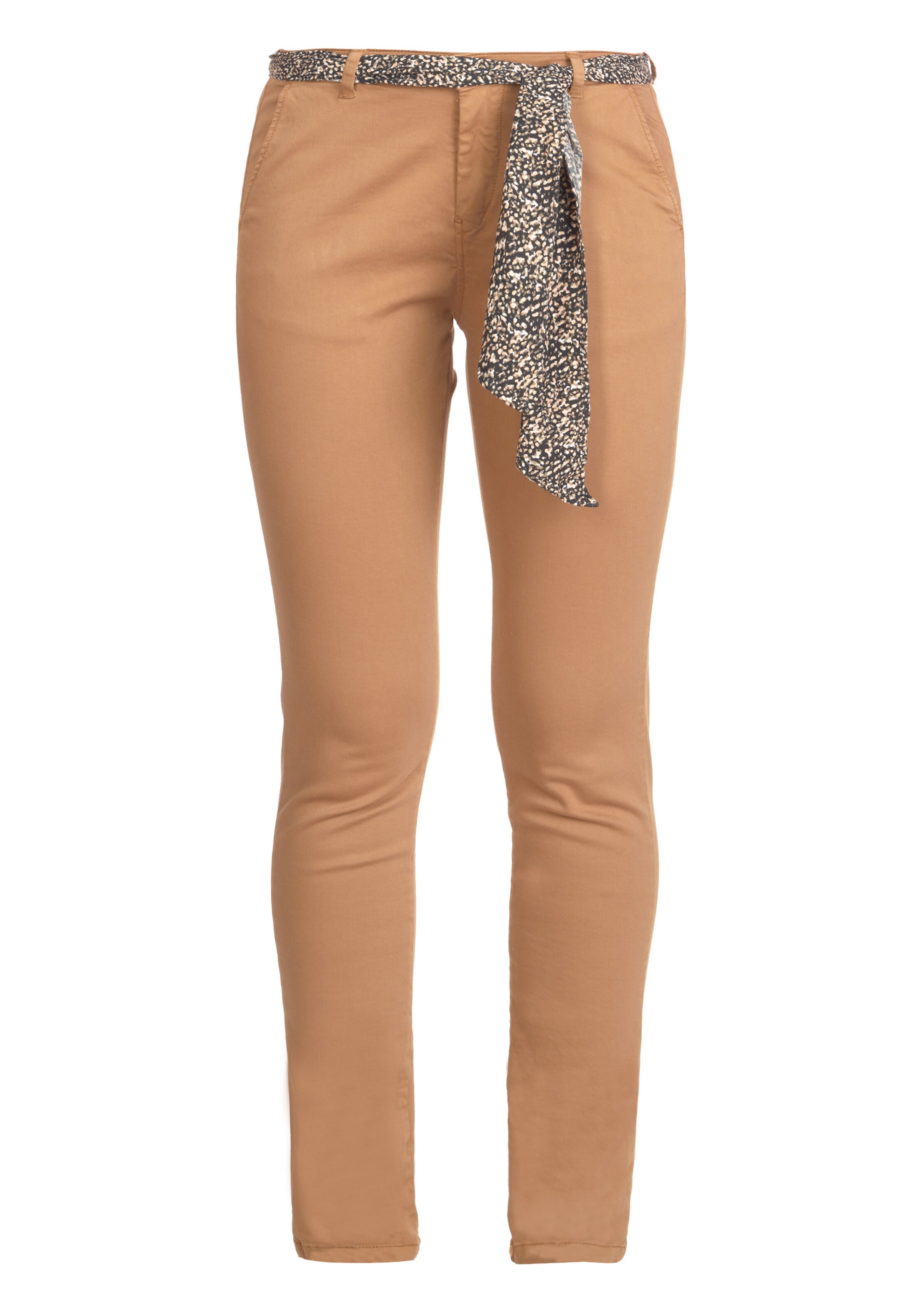 Le Temps Des Cerises Slimfit Chinohose 'Dyli 4' in Beige: Vorderseite