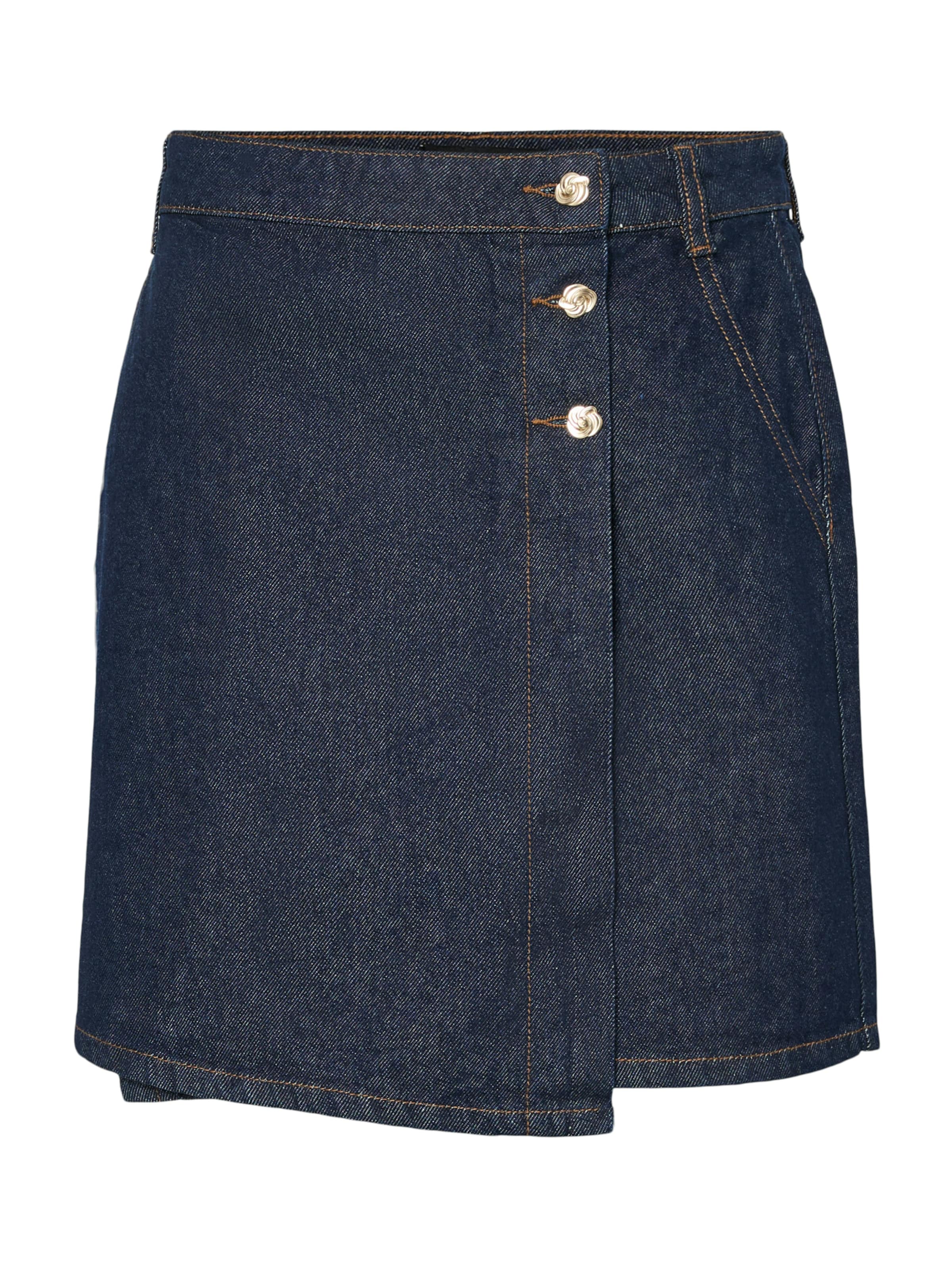 PIECES Nederdel 'PCMALIN' i blå: forside