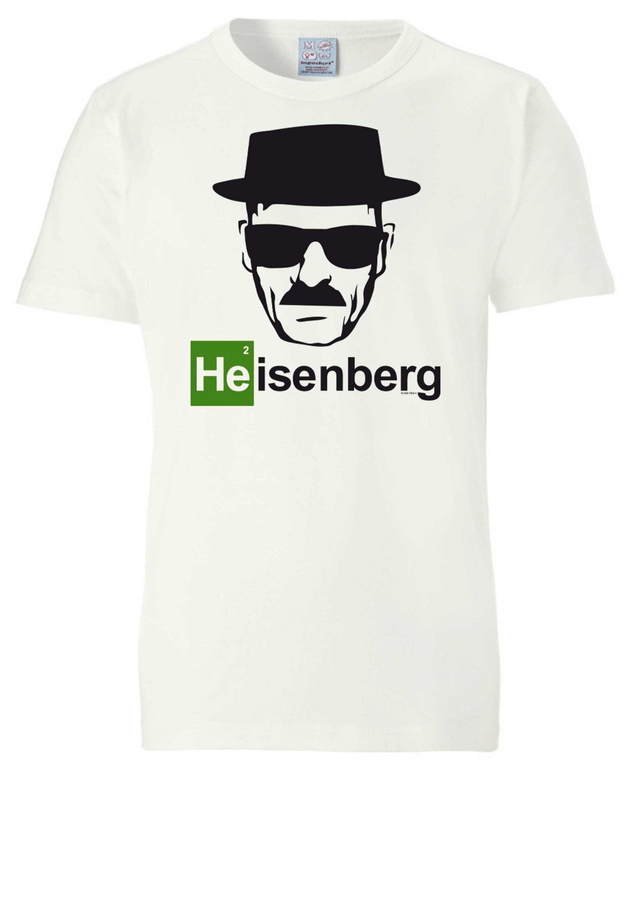LOGOSHIRT Shirt 'Heisenberg' in White: front