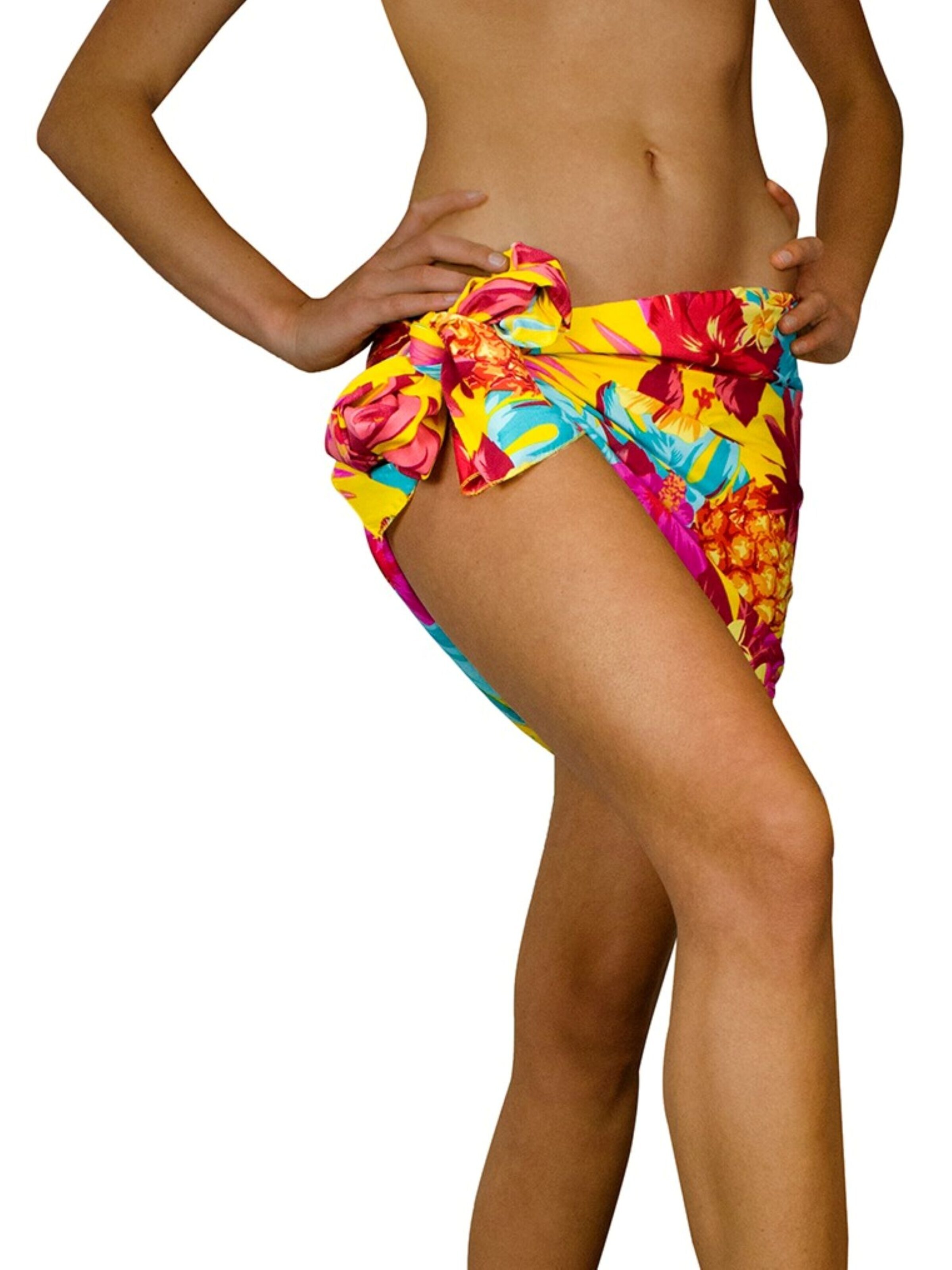 King Kameha Shawl 'Pineapple' in Yellow