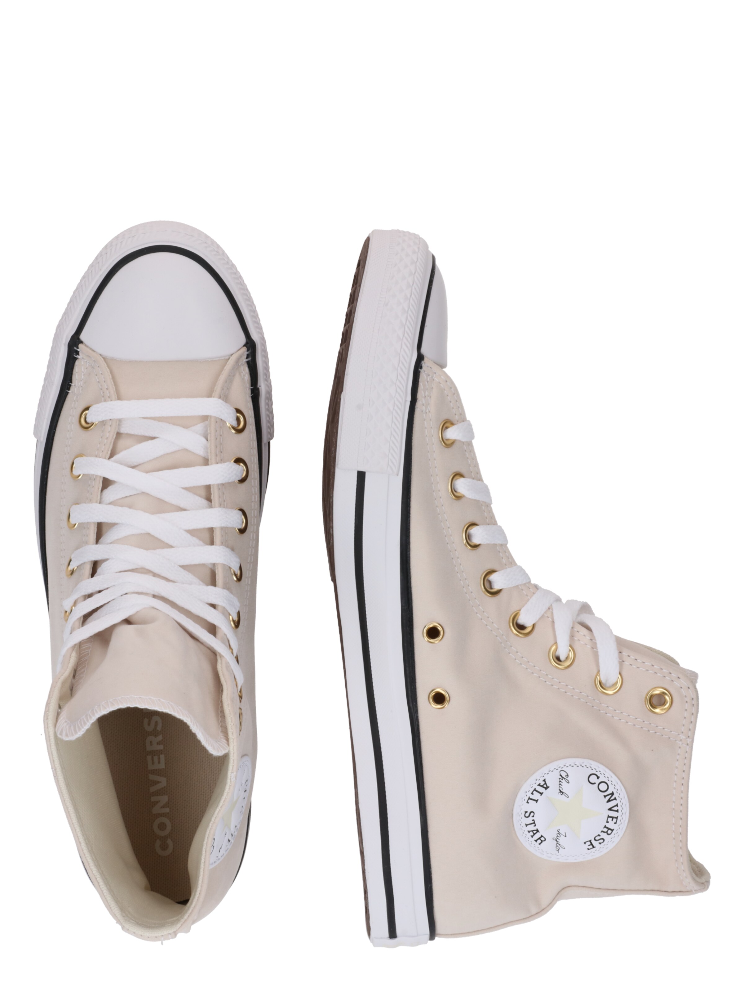 CONVERSE - Sapatilhas altas 'CTAS' em bege