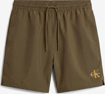 Calvin Klein Underwear Plavecké šortky – zelená: přední strana