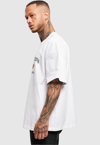 Merchcode T-Shirt 'Manchester' in Weiß